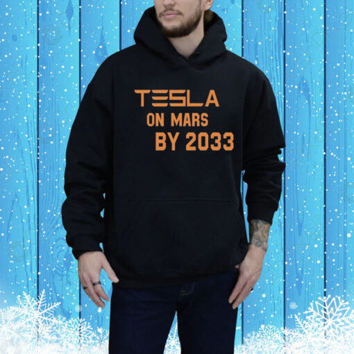 Musk Tesla On Mars By 2033 Hoodie Shirt