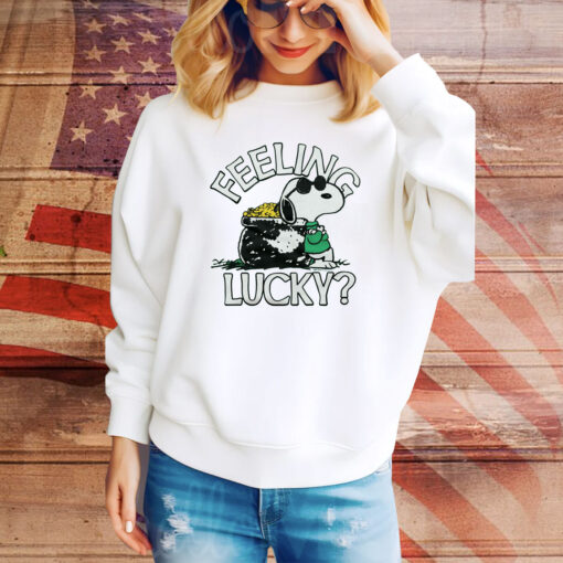 Peanuts Snoopy Feeling Lucky Hoodie TShirts