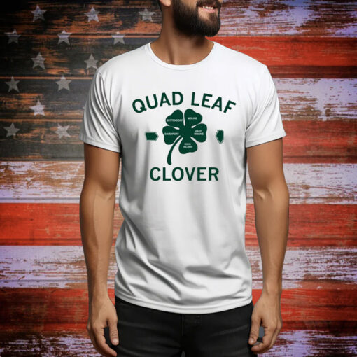 Quad Leaf Clover Hoodie Shirt