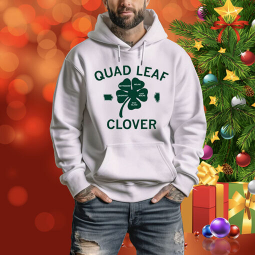 Quad Leaf Clover Hoodie Shirts