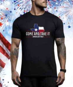 Texas Come And Take It American First Border Razor Wire Hoodie Shirts