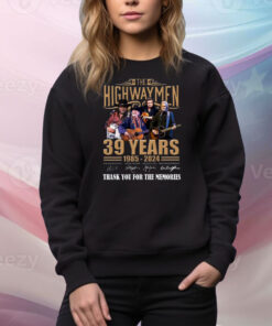 The Highwaymen 39 Years 1985 – 2024 Thank You For The Memories Hoodie TShirt