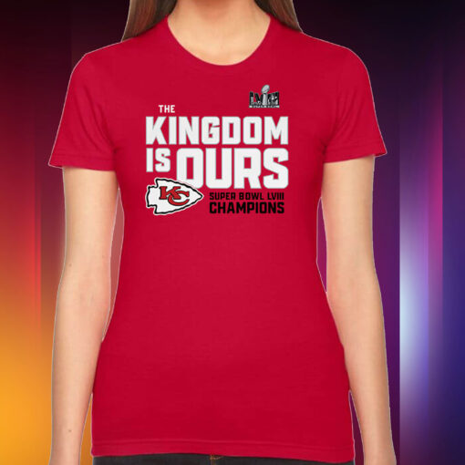 The Kingdom Is Ours Kansas City Chiefs Super Bowl Lviii Champions Hoodie Shirts