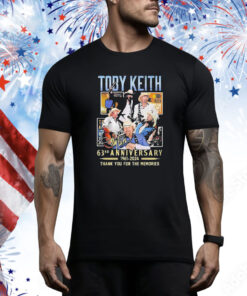 Toby Keith 63rd Anniversary 1961-2024 Thank You For The Memories Hoodie Shirt