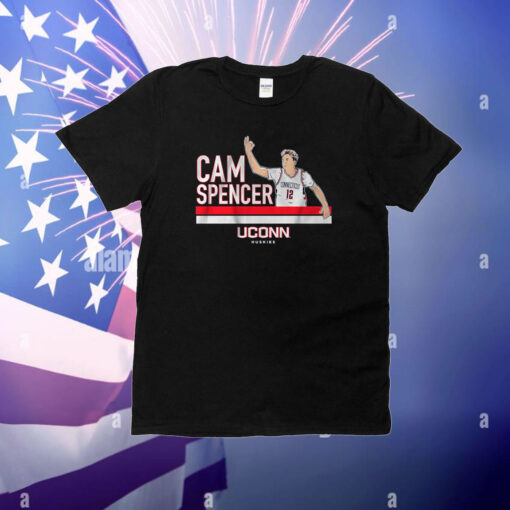 UConn Basketball: Cam Spencer Signature Pose T-Shirt