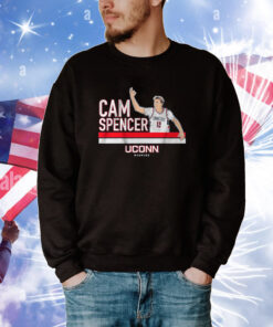 UConn Basketball: Cam Spencer Signature Pose Tee Shirts