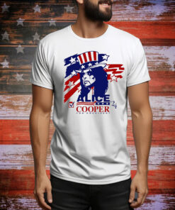 Vote For Alice Cooper 24 For President Hoodie Shirts