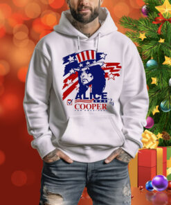 Vote For Alice Cooper 24 For President Hoodie Shirt