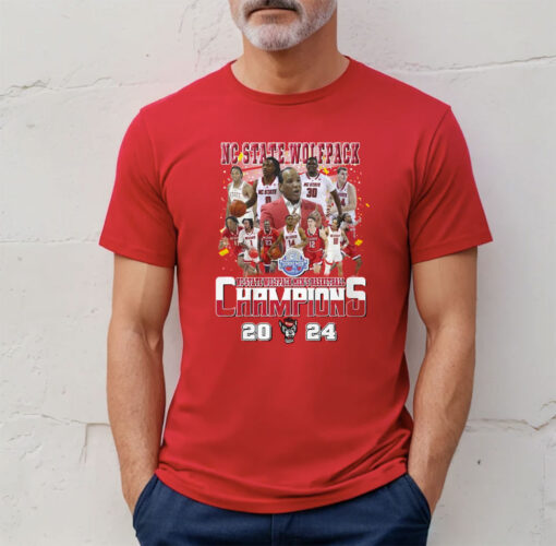 2024 Mens Basketball Tournament Champions Nc State Wolfpack Shirt