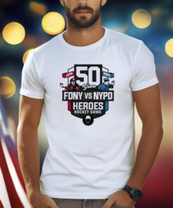 50th Heroes Hockey Game T-Shirt