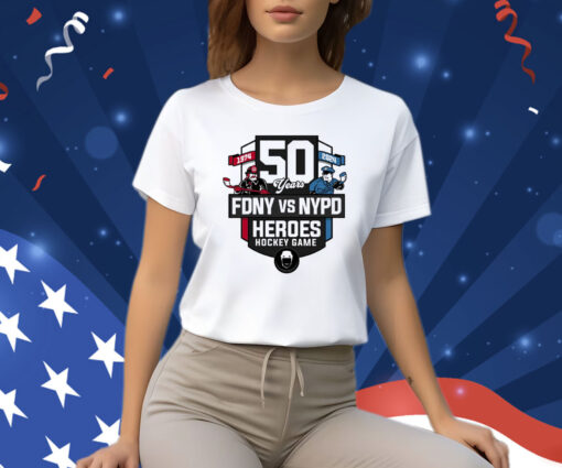 50th Heroes Hockey Game T-Shirt