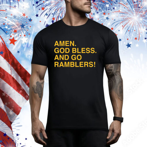 Amen God Bless And Go Ramblers Hoodie Shirts