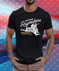 Amsterdam Rugmakers New York Vintage Defunct Baseball Teams T-Shirt