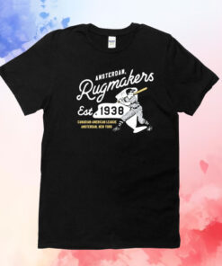 Amsterdam Rugmakers New York Vintage Defunct Baseball Teams T-Shirt