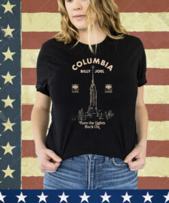 Billy Joel turn the lights back shirt