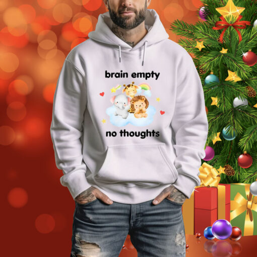 Brain Empty No Thoughts t-shirt