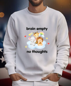Brain Empty No Thoughts t-shirt