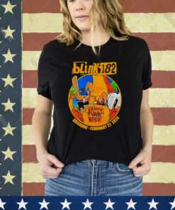 Brisbane Entertainment Crappy Punk Rock Centre Blink 182 Brisbane Australia Tour 2024 shirt