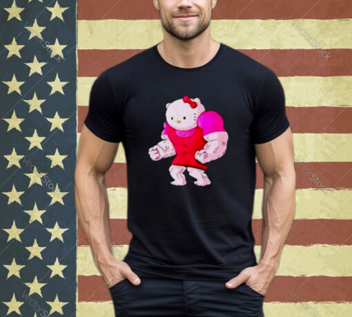 Buff hello kitty gym shirt