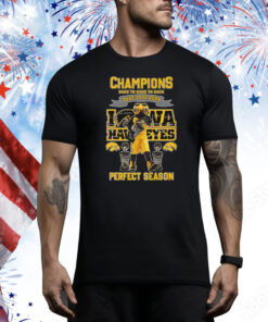 Champions Back To Back To Back 2022 2023 2024 Iowa Hawkeyes Perfect Season Hoodie Shirts