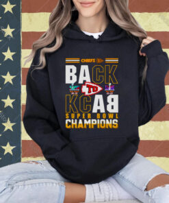 Chiefs Kingdom back to back Super Bowl Champions shirt