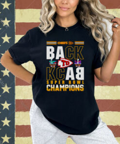 Chiefs Kingdom back to back Super Bowl Champions shirt