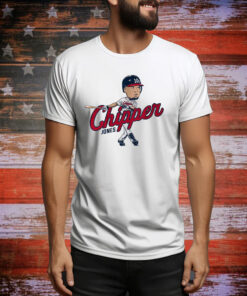 Chipper Jones: Caricature Hoodie Tee Shirts