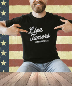 Cincinnati Lion Tamers logo vintage shirt