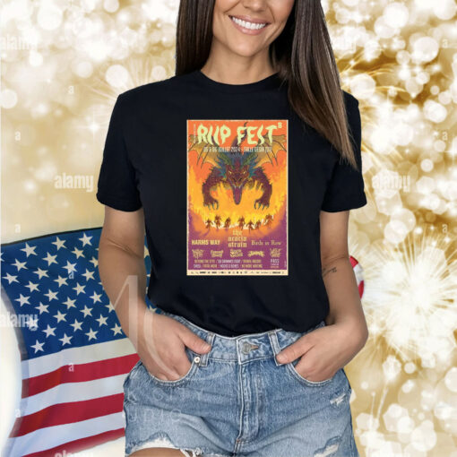 Concert RIIP Fest France Salle Oesia 5 And 6 Juillet 2024 Poster t-shirt