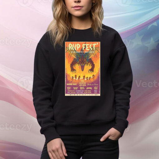 Concert RIIP Fest France Salle Oesia 5 And 6 Juillet 2024 Poster t-shirt