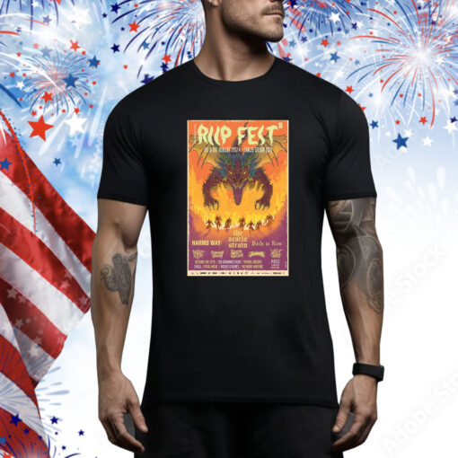 Concert RIIP Fest France Salle Oesia 5 And 6 Juillet 2024 Poster t-shirt