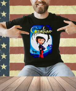 Coraline full moon movie poster T-shirt