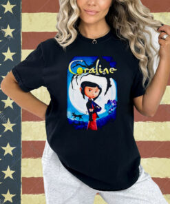 Coraline full moon movie poster T-shirt