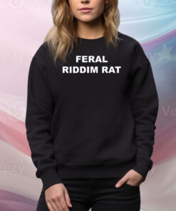Feral Riddim Rat Hoodie Shirts