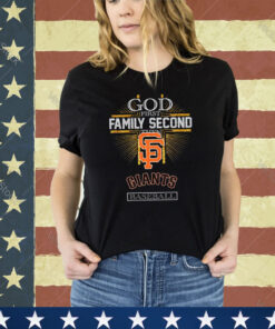 God First Family Second Then Giants Basketball Shirt