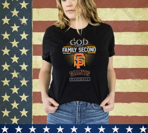 God First Family Second Then Giants Basketball Shirt