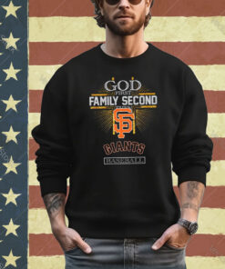 God First Family Second Then Giants Basketball Shirt