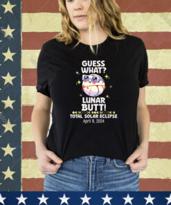 Guess What Lunar Butt Kawaii Eclipse Solar Glasses 2024 Fun Shirt