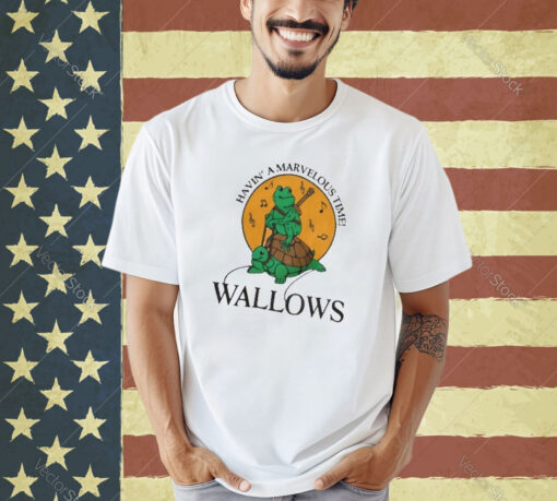 Having A Marvelous Time Wallows Frog Riding Turtle T-Shirt