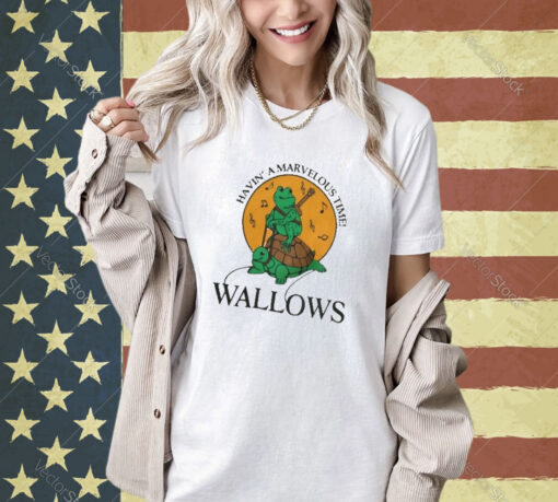 Having A Marvelous Time Wallows Frog Riding Turtle T-Shirt