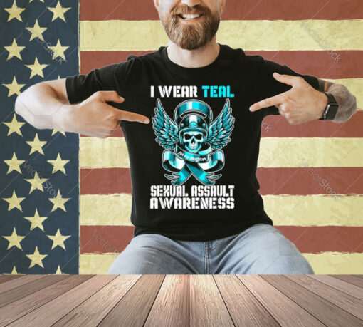 I wear Wear Teal for my daughter Sexual Awareness Month T-Shirt