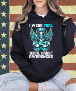 I wear Wear Teal for my daughter Sexual Awareness Month T-Shirt