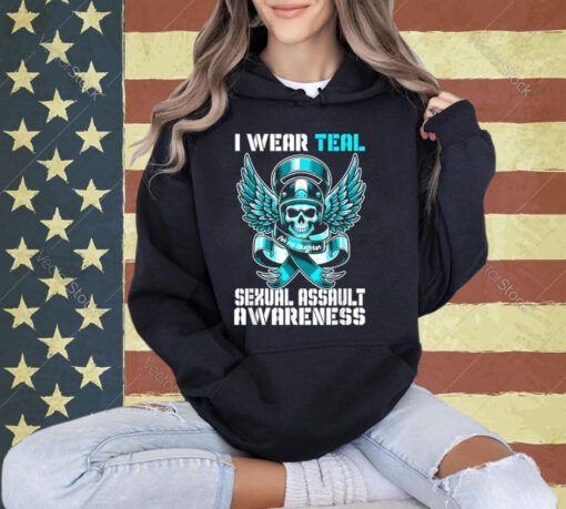 I wear Wear Teal for my daughter Sexual Awareness Month T-Shirt