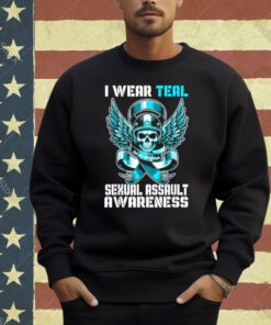 I wear Wear Teal for my daughter Sexual Awareness Month T-Shirt