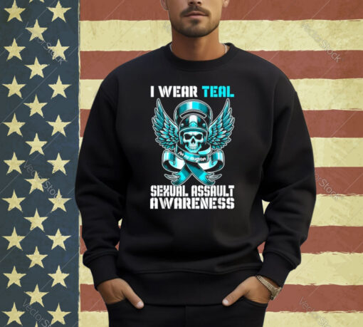 I wear Wear Teal for my daughter Sexual Awareness Month T-Shirt