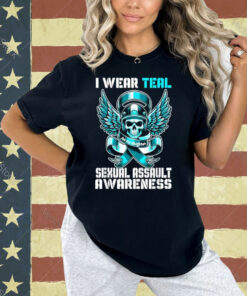 I wear Wear Teal for my daughter Sexual Awareness Month T-Shirt