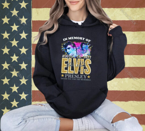 In Memories Of Elvis King Of Rock And Roll T-Shirt
