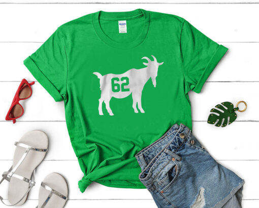 Jason Kelce: GOAT 62 Hoodie Shirts