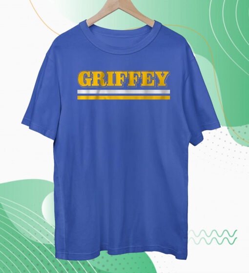 Ken Griffey Sr: Seattle Team Name Text Hoodie TShirt