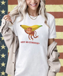 Monkey Cute Why So Curious T-Shirt